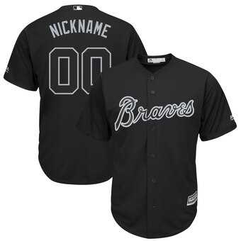 Atlanta Braves Majestic 2019 Players' Weekend Cool Base Roster Customized Black Jersey,We sell and wholesale Atlanta Braves Majestic 2019 Players' Weekend Cool Base Roster Customized Black Jersey on line form chian!